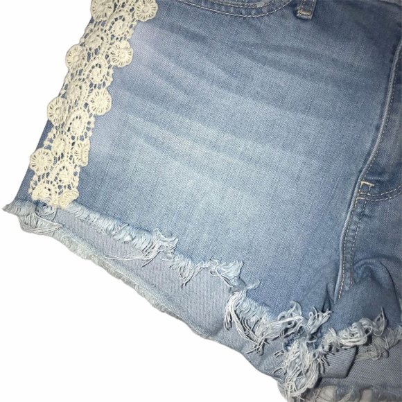 Hollister Lace High Rise Short-Short 3 26 - Picture 3 of 8